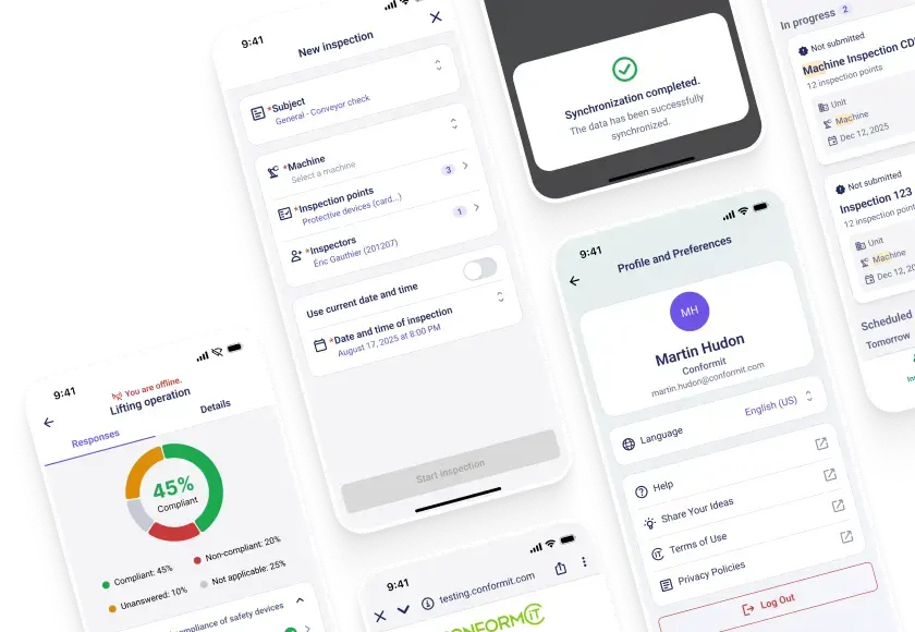 CONFORMiT Mobile App — LOTO Field Execution